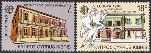 Poštové známky Cyprus 1990 Európa CEPT, pošta Mi# 748-49