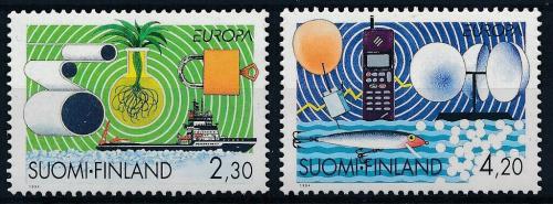Poštové známky Fínsko 1994 Európa CEPT, objavy Mi# 1248-49
