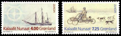 Poštové známky Grónsko 1994 Európa CEPT, objavy Mi# 247-48