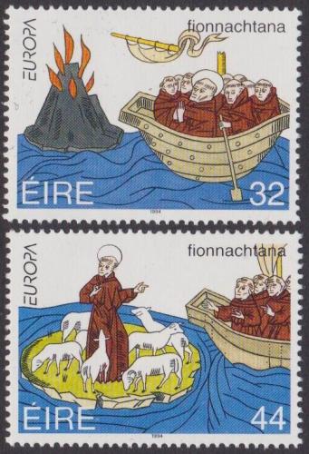 Poštové známky Írsko 1994 Európa CEPT, objavy Mi# 855-56