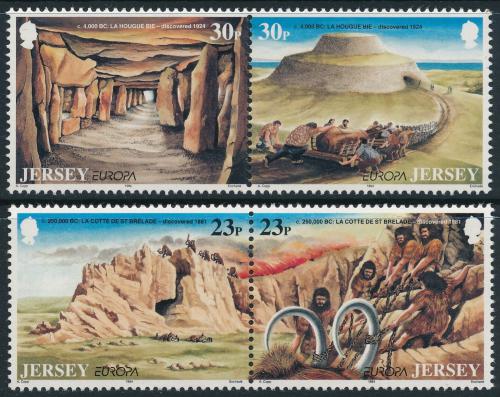 Poštové známky Jersey 1994 Európa CEPT, objavy Mi# 650-53