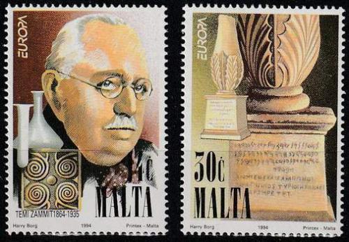 Poštové známky Malta 1994 Európa CEPT, objavy Mi# 926-27