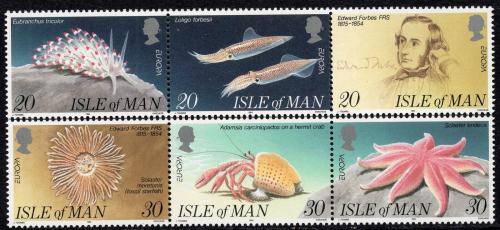 Poštové známky Ostrov Man 1994 Európa CEPT, objavy Mi# 587-90 Kat 6.50€