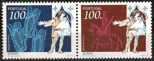 Poštové známky Portugalsko 1994 Európa CEPT, objavy Mi# 2010-11