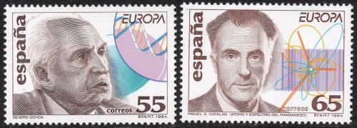 Poštové známky Španielsko 1994 Európa CEPT, objavy Mi# 3162-63