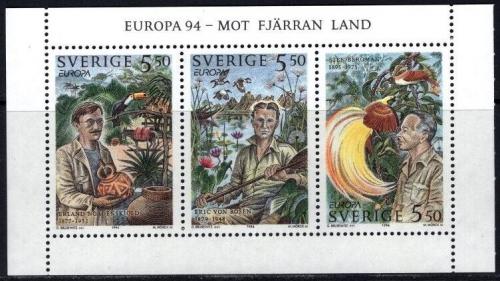 Poštové známky Švédsko 1994 Európa CEPT, objavy Mi# 1840-42