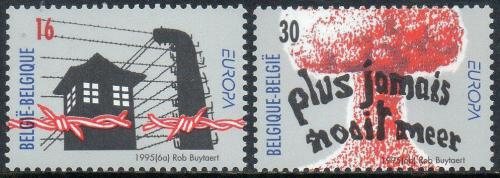Potov znmky Belgicko 1995 Eurpa CEPT, mr a svoboda Mi# 2649-50