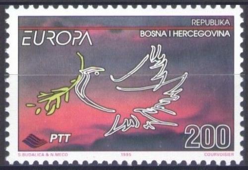 Poštová známka Bosna a Hercegovina 1995 Európa CEPT, mír a svoboda Mi# 24