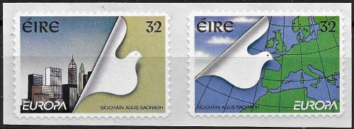 Poštové známky Írsko 1995 Európa CEPT, mír a svoboda Mi# 892-93