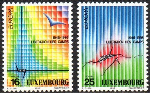 Poštové známky Luxembursko 1995 Európa CEPT, mír a svoboda Mi# 1368-69 