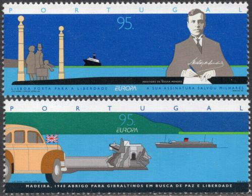 Poštové známky Portugalsko 1995 Európa CEPT, mír a svoboda Mi# 2074-75 Kat 7€