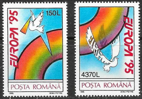 Potov znmky Rumunsko 1995 Eurpa CEPT, mr a svoboda Mi# 5084-85 Kat 6