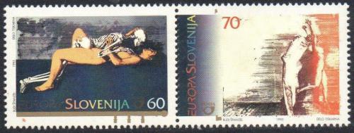 Potov znmky Slovinsko 1995 Eurpa CEPT, mr a svoboda Mi# 110-11 Kat 4.50 - zvi obrzok