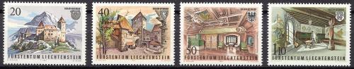 Poštové známky Lichtenštajnsko 1981 Hrad Guttenberg Mi# 780-83