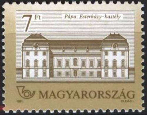 Poštová známka Maïarsko 1991 Zámek Esterházy Mi# 4149