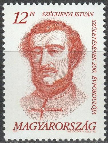 Poštová známka Maïarsko 1991 István Széchenyi, reformátor Mi# 4161