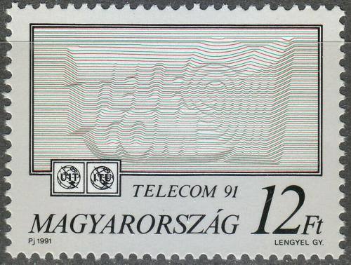 Poštová známka Maïarsko 1991 Výstava TELECOM ’91 Mi# 4162