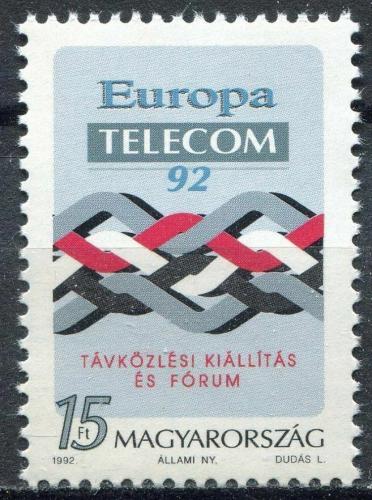 Poštová známka Maïarsko 1992 Výstava Telecom ’92 Mi# 4215