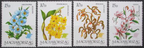 Poštové známky Maïarsko 1993 Kvety Ázia Mi# 4228-31