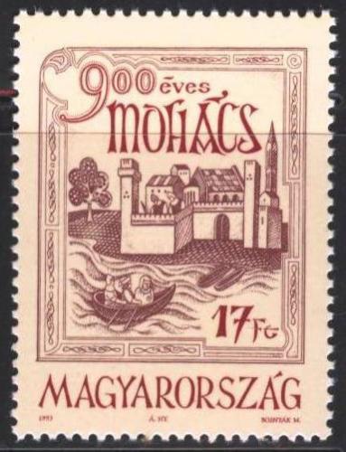 Poštová známka Maïarsko 1993 Moháè, 900. výroèie Mi# 4245