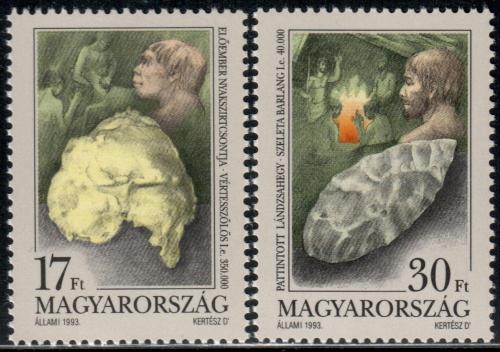 Poštové známky Maïarsko 1993 Archeologické nálezy Mi# 4266-67