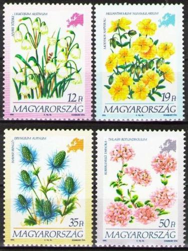 Poštové známky Maïarsko 1994 Kvety Evropy Mi# 4302-05