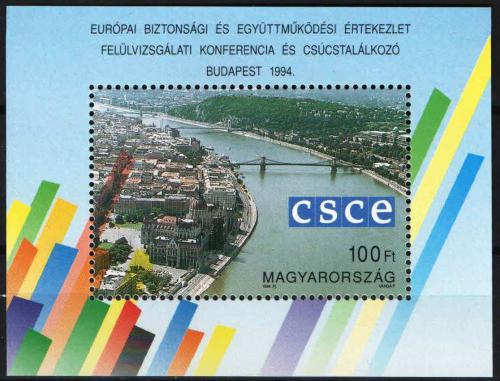 Poštová známka Maïarsko 1994 Budapeš� Mi# Block 232