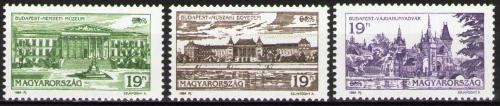 Poštové známky Maïarsko 1994 Turistické zaujímavosti v Budapešti Mi# 4320-22