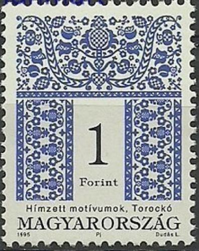 Poštová známka Maïarsko 1995 Folklór Mi# 4325