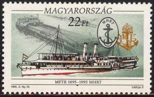 Poštová známka Maïarsko 1995 Lode Mi# 4326