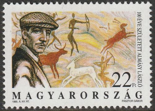 Poštová známka Maïarsko 1995 László Almásy, prùzkumník Sahary Mi# 4354