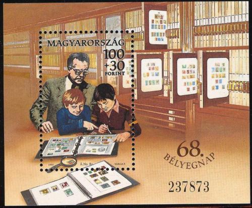 Poštová známka Maïarsko 1995 Den známek Mi# Block 233