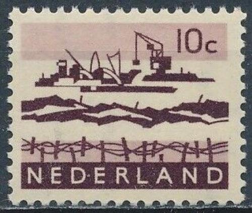 Potov znmka Holandsko 1963 Tebn lo Mi# 800 - zvi obrzok