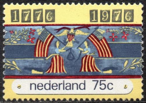 Potov znmka Holandsko 1976 Americk revolcia Mi# 1076 - zvi obrzok