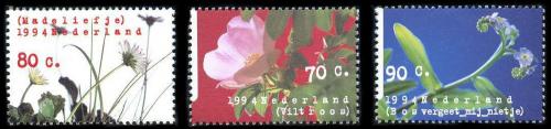 Potov znmky Holandsko 1994 Kvety Mi# 1504-06