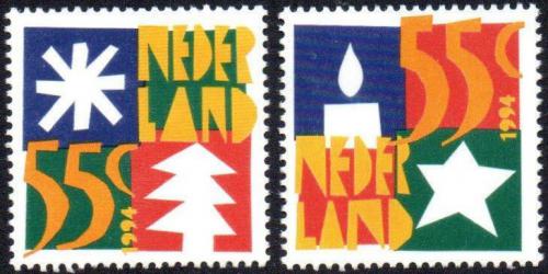 Potov znmky Holandsko 1994 Vianoce Mi# 1528-29
