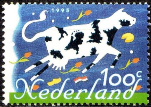 Poštová známka Holandsko 1995 Krava Mi# 1531