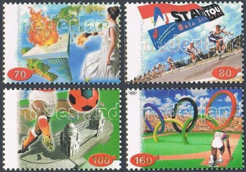 Poštové známky Holandsko 1996 Šport Mi# 1581-84