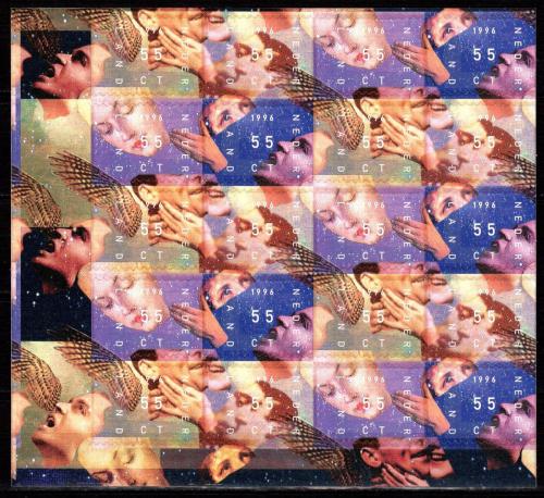 Poštové známky Holandsko 1996 Vianoce Mi# 1599-1602 Bogen Kat 15€