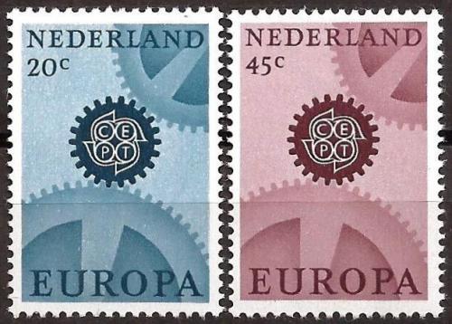 Poštové známky Holandsko 1967 Európa CEPT Mi# 878-79