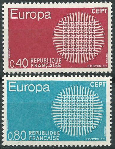 Poštové známky Francúzsko 1970 Európa CEPT Mi# 1710-11