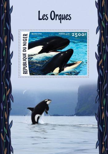 Poštová známka Niger 2016 Kosatky Mi# Block 533 Kat 10€ 