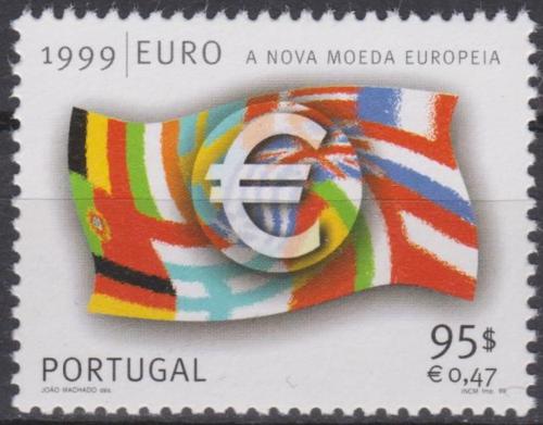 Poštová známka Portugalsko 1999 Pøijetí Eura Mi# 2326