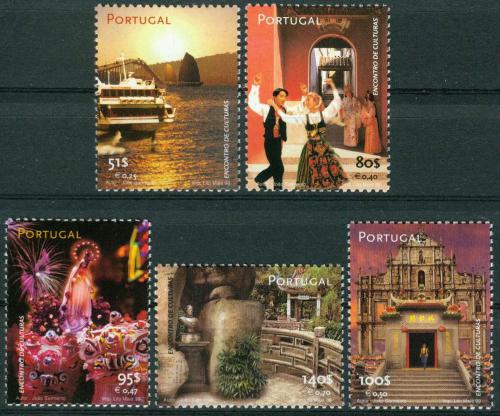 Poštové známky Portugalsko 1999 Festival v Macao Mi# 2342-46 Kat 6€