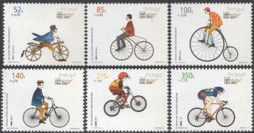 Poštové známky Portugalsko 2000 Cyklistika Mi# 2432-37