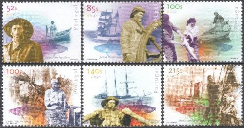 Poštové známky Portugalsko 2000 Lov tresek Mi# 2448-53