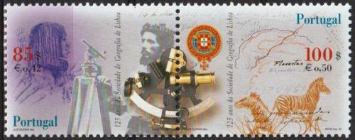 Poštové známky Portugalsko 2000 Geografická spoleènost, 125. výroèie Mi# 2467-68