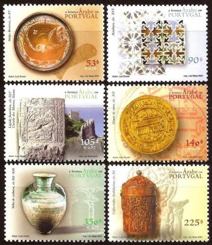 Poštové známky Portugalsko 2001 Arabská kultura v Portugalsku Mi# 2490-95 Kat 12€