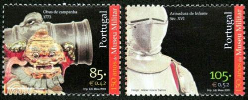 Poštové známky Portugalsko 2001 Vojenské múzeum, 150. výroèie Mi# 2514-15
