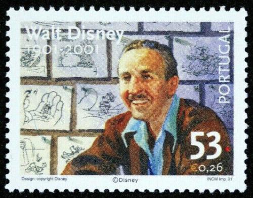 Poštová známka Portugalsko 2001 Walt Disney Mi# 2540